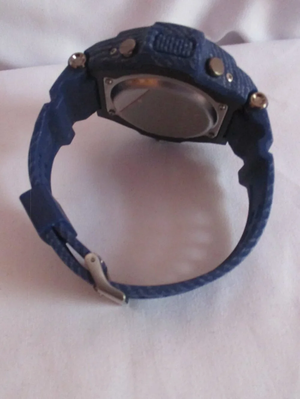 Genoa Japanese Movement Blue Multi-Function Watch with Silicon Strap (6.50-8.50)